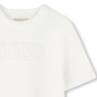 Baumwoll-T-Shirt mit Stickerei MICHAEL KORS 
                    M&Auml;DCHEN