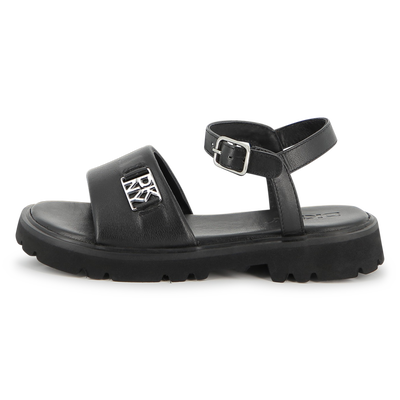 SANDALEN AUS LAMMFELL DKNY M&Auml;DCHEN