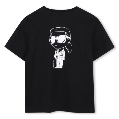T-Shirt mit kurzen &Auml;rmeln KARL LAGERFELD KIDS JUNGE
