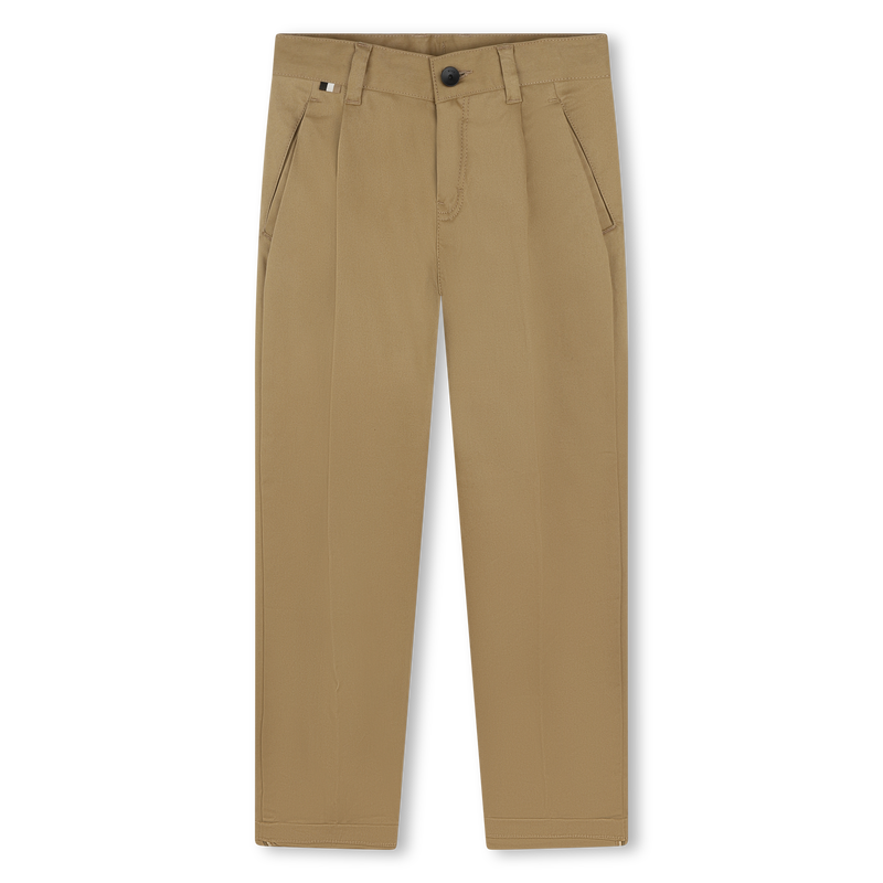 Melierte Hose aus Twill BOSS 
                        JUNGE