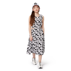 Baumwollkleid mit Print DKNY 
                    M&Auml;DCHEN