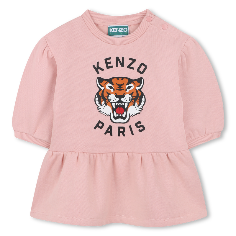 Kleid aus Fleece KENZO KIDS 
                        M&Auml;DCHEN