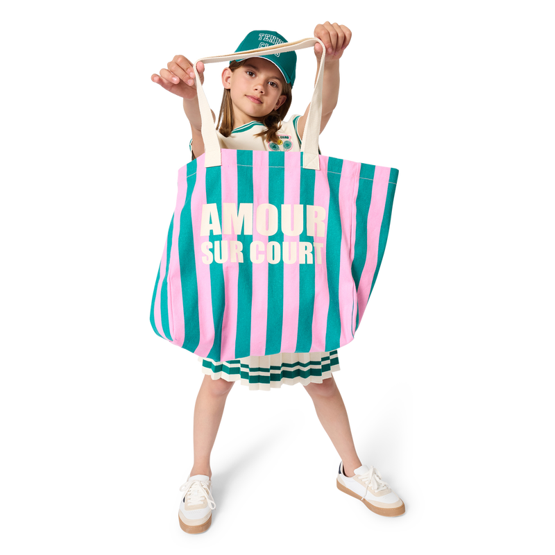 TRAGETASCHE AUS BAUMWOLLE KIDS AROUND 
                        M&Auml;DCHEN