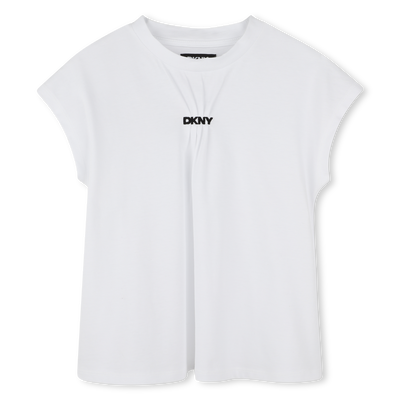 Flie&szlig;endes Baumwoll-T-Shirt DKNY M&Auml;DCHEN