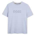 T-Shirt mit kurzen &Auml;rmeln, HIMMELBLAU, hi-res
