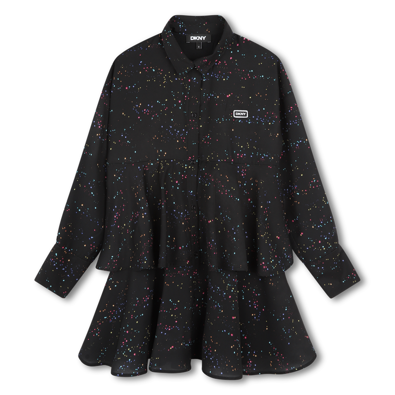 Kleid mit R&uuml;schen DKNY 
                        M&Auml;DCHEN