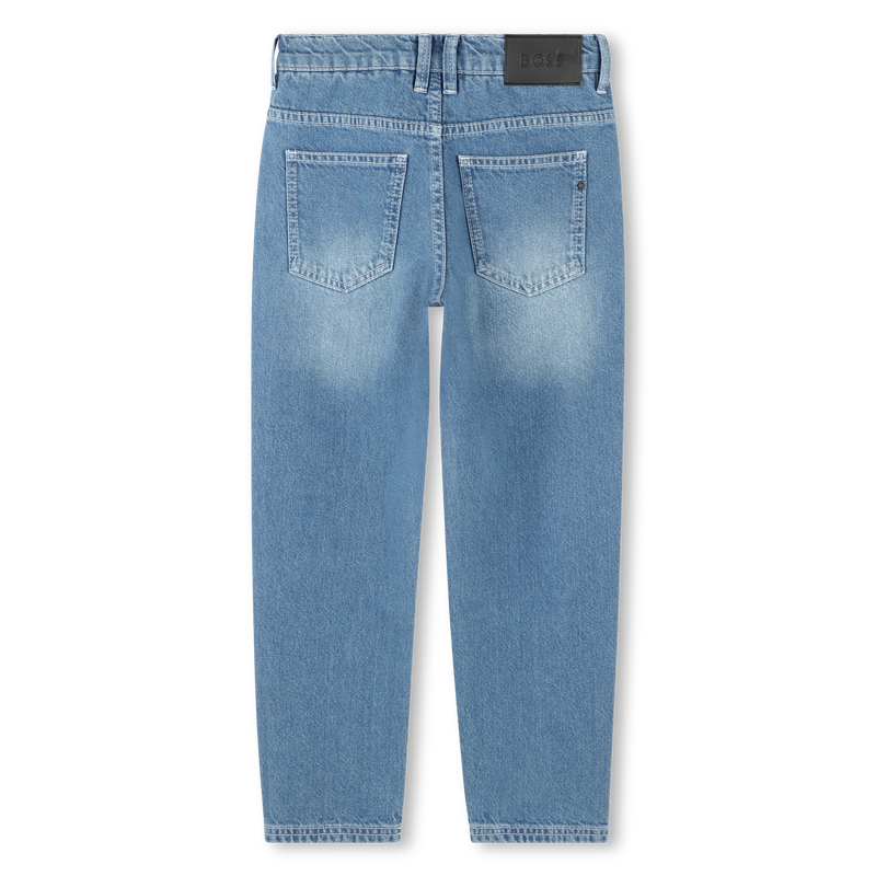 Weite 5-Pocket-Baumwolljeans BOSS 
                        JUNGE