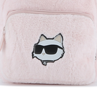Kleiner Rucksack aus flauschigem Fleece KARL LAGERFELD KIDS 
                    M&Auml;DCHEN