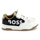 Ledersneaker mit Klettriemen BOSS 
                    JUNGE