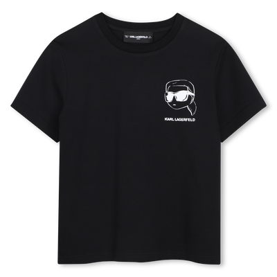 T-Shirt mit kurzen &Auml;rmeln KARL LAGERFELD KIDS JUNGE