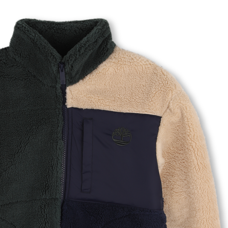 Cardigan aus flauschigem Fleece TIMBERLAND 
                        JUNGE