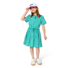 Kleid mit karomuster KIDS AROUND 
                    M&Auml;DCHEN