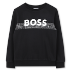 Sweatshirt mit Rundhalsausschnitt BOSS 
                    JUNGE