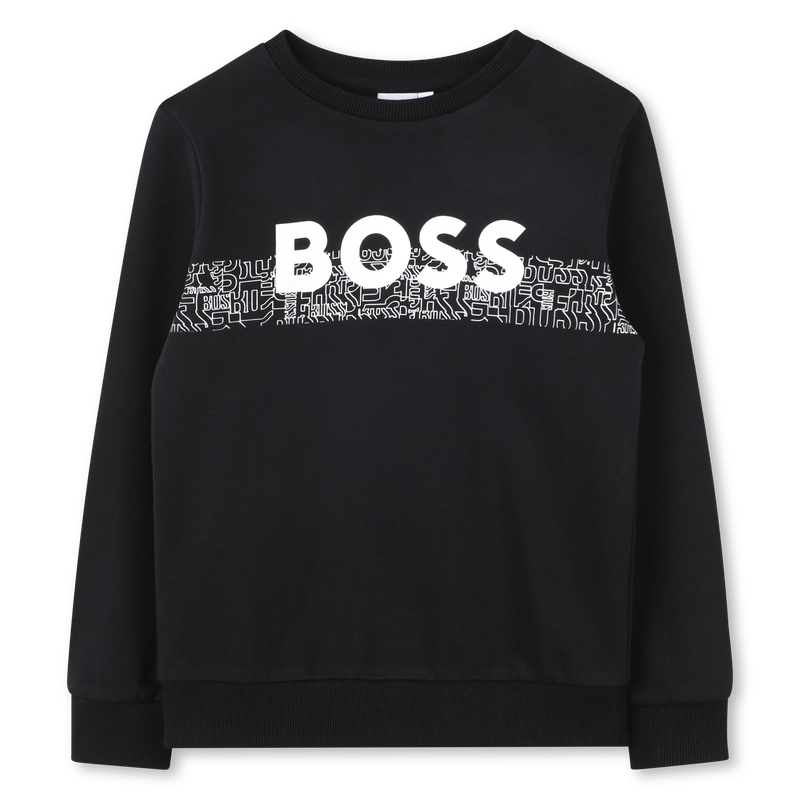Sweatshirt mit Rundhalsausschnitt BOSS 
                        JUNGE