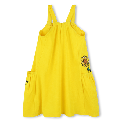 Frotteekleid mit Stickereien KENZO KIDS M&Auml;DCHEN