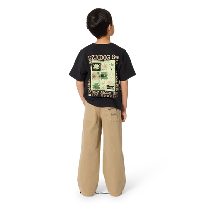 KURZ&Auml;RMELIGES T-SHIRT ZADIG & VOLTAIRE JUNGE