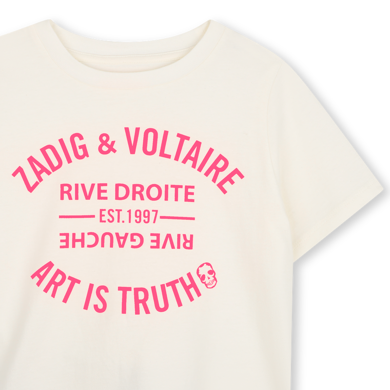 T-Shirt mit kurzen &Auml;rmeln ZADIG & VOLTAIRE 
                        M&Auml;DCHEN