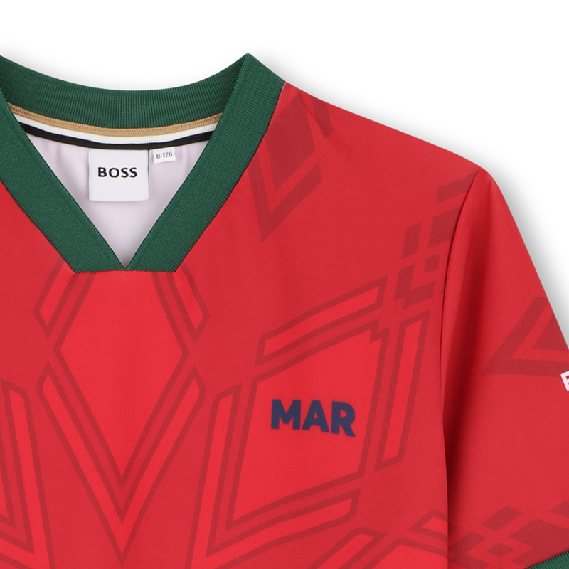 KURZ&Auml;RMELIGES T-SHIRT BOSS 
                        JUNGE