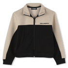 Zweifarbige Strickjacke KARL LAGERFELD KIDS 
                    JUNGE