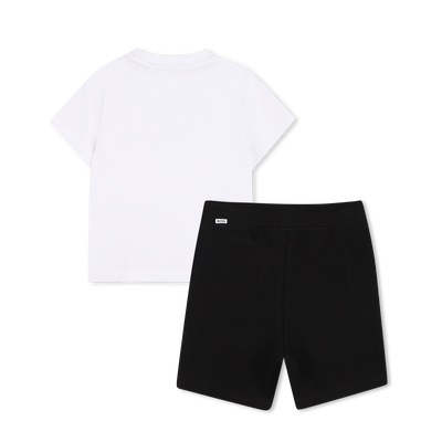 SET AUS T-SHIRT UND BERMUDASHORTS BOSS JUNGE