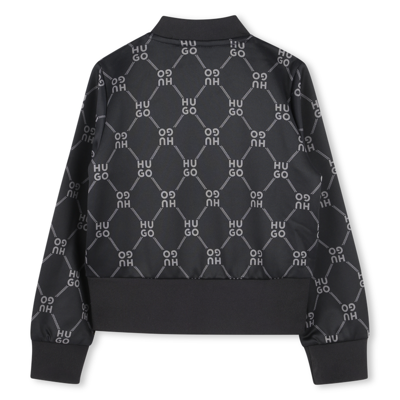 Sweatjacke mit Logo-Print HUGO 
                        M&Auml;DCHEN