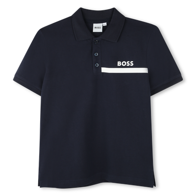 KURZ&Auml;RMELIGES POLOSHIRT BOSS JUNGE