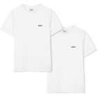 Set mit 2 t-shirts, WEISS, hi-res