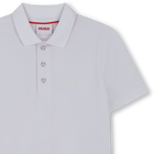Kurz&auml;rmliges Piqu&eacute;-Poloshirt HUGO 
                    JUNGE