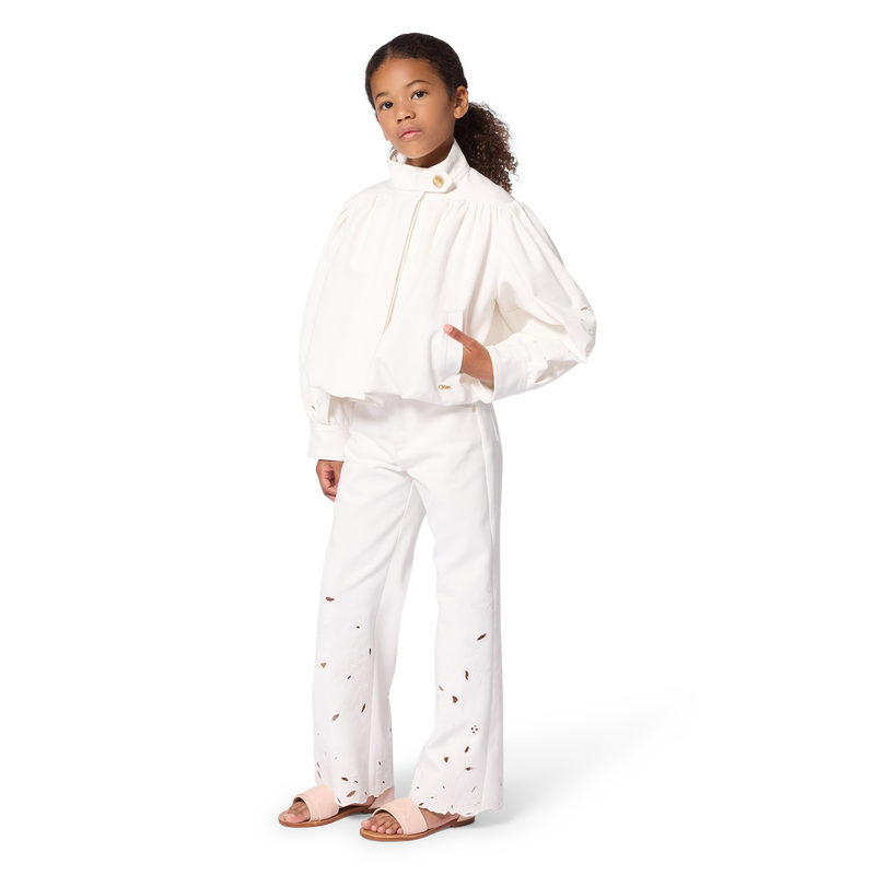 JACKE MIT BLUMENSTICKEREI CHLOE 
                        M&Auml;DCHEN