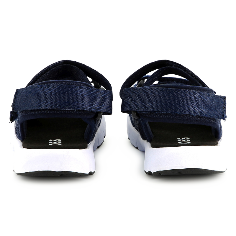 Klett-Sandalen aus Canvas BOSS 
                        JUNGE