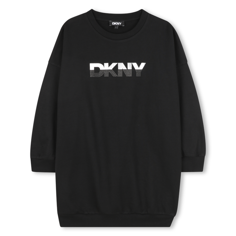 Kleid aus Fleece DKNY 
                        M&Auml;DCHEN