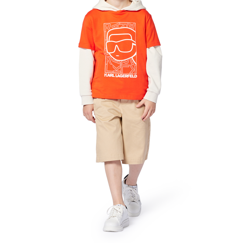 Twill-Bermudas KARL LAGERFELD KIDS 
                        JUNGE