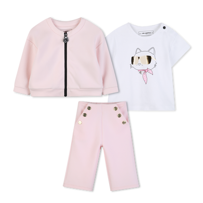 JOGGER-SET KARL LAGERFELD KIDS M&Auml;DCHEN