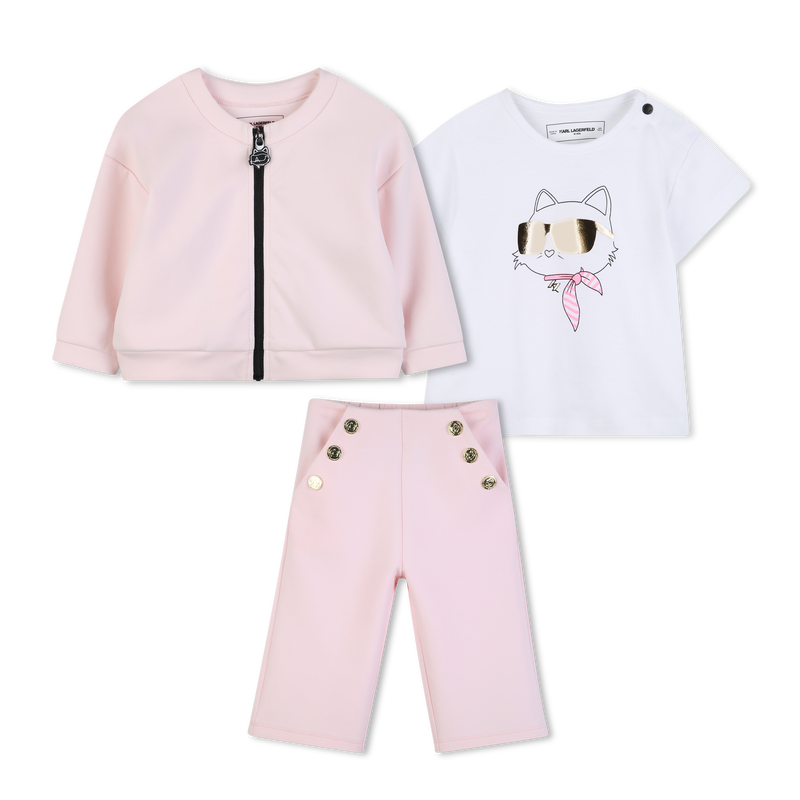JOGGER-SET KARL LAGERFELD KIDS 
                        M&Auml;DCHEN