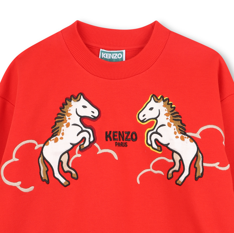 FLEECE-SWEATSHIRT KENZO KIDS 
                        JUNGE