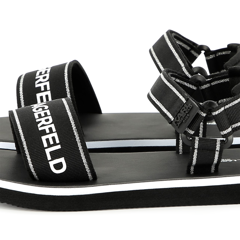 Leichte Klettsandalen KARL LAGERFELD KIDS 
                        M&Auml;DCHEN
