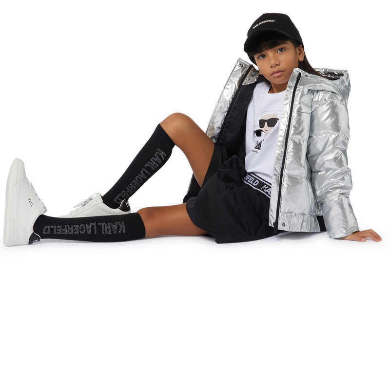 Ledersneaker mit Schn&uuml;rung KARL LAGERFELD KIDS 
                        JUNGE