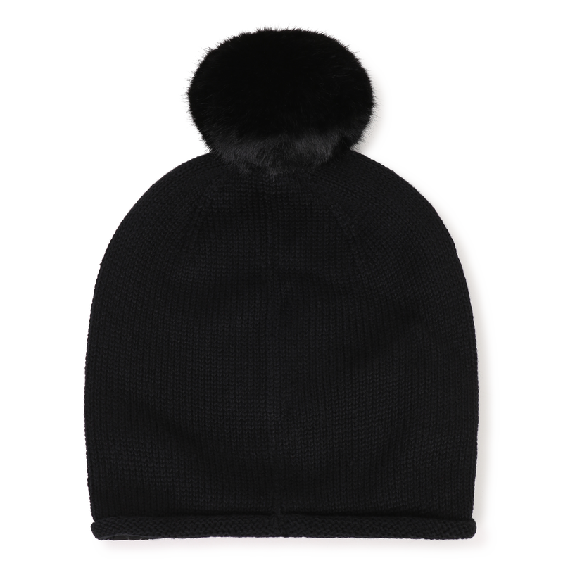 Pompom-M&uuml;tze KARL LAGERFELD KIDS 
                        M&Auml;DCHEN