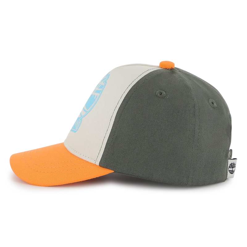 Dreifarbige Kappe mit Klett TIMBERLAND 
                        JUNGE