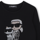 Langarmshirt KARL LAGERFELD KIDS 
                    M&Auml;DCHEN
