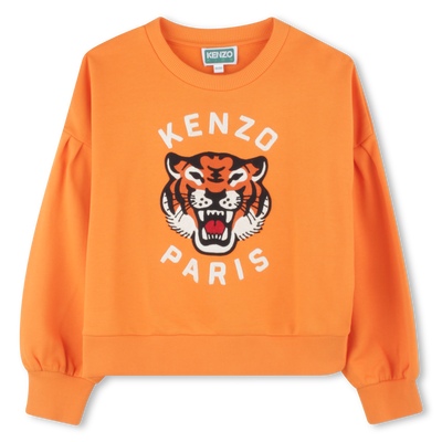 Sweatshirt aus Molton KENZO KIDS M&Auml;DCHEN