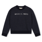 Sweatshirt mit Glitzereffekt MICHAEL KORS 
                    M&Auml;DCHEN