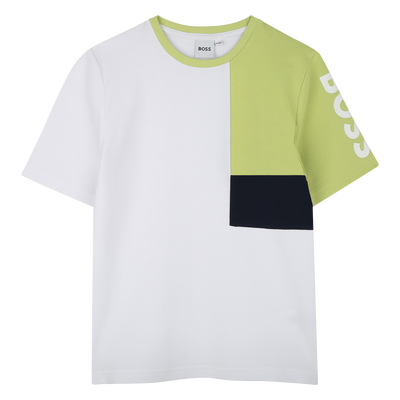 T-Shirt aus Baumwoll-Piqu&eacute; BOSS JUNGE