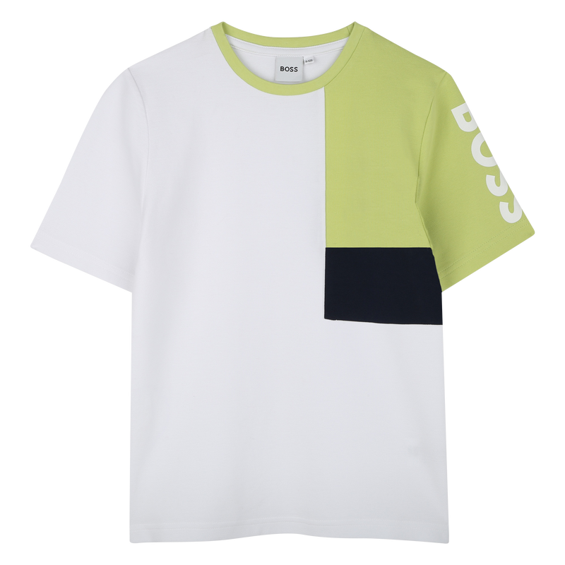 T-Shirt aus Baumwoll-Piqu&eacute; BOSS 
                        JUNGE