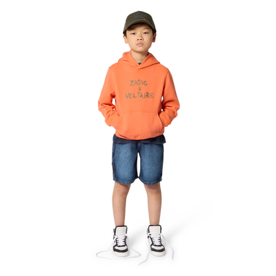 KURZ&Auml;RMELIGES T-SHIRT ZADIG & VOLTAIRE JUNGE