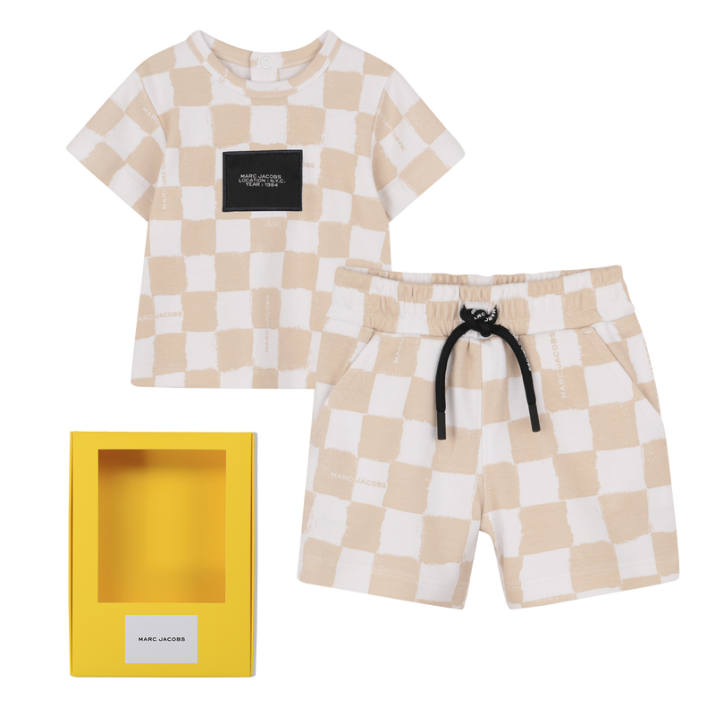 SET AUS T-SHIRT UND SHORTS MARC JACOBS 
                        UNISEX