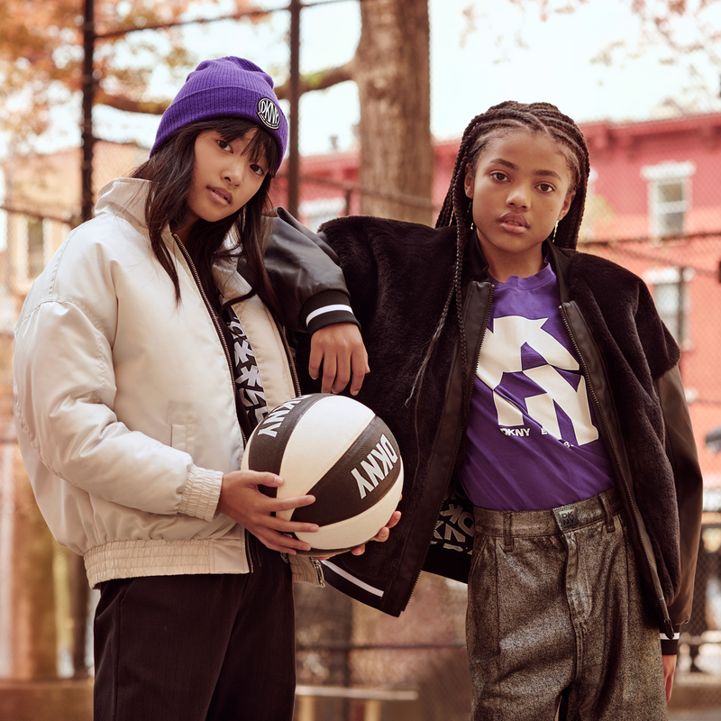 Zipper-Jacke mit Satin-Effekt DKNY 
                        M&Auml;DCHEN