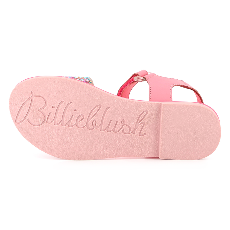 Klett-Sandalen aus Leder BILLIEBLUSH 
                        M&Auml;DCHEN
