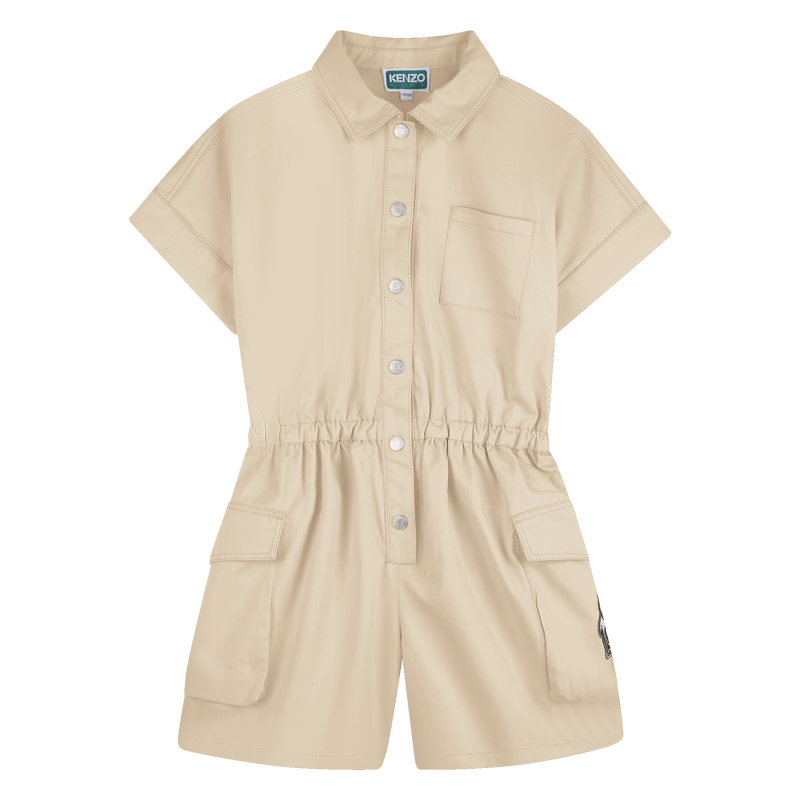 SATIN PLAYSUIT KENZO KIDS 
                        M&Auml;DCHEN