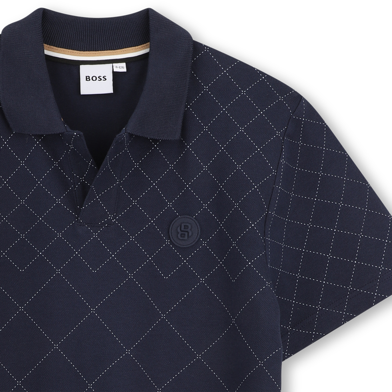 KURZ&Auml;RMELIGES POLOSHIRT BOSS 
                        JUNGE